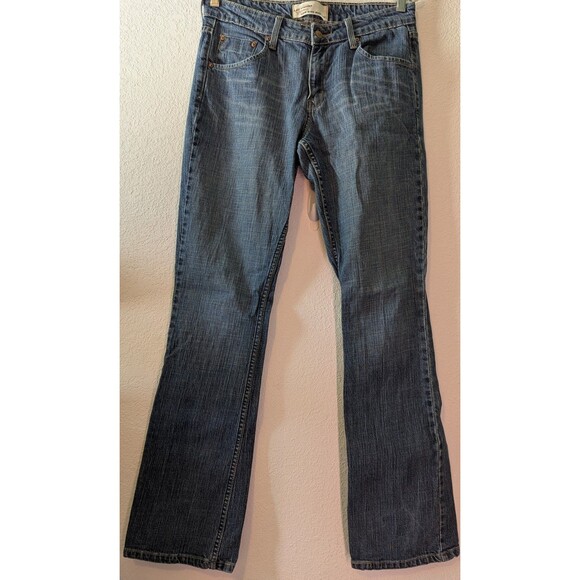 Levi Strauss Levi's Signature Jeans Junior 8 Long Slim Bootcut Blue Denim (877m) - Picture 1 of 4